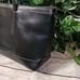 Lodis Black Tan Stitched Tote Bag