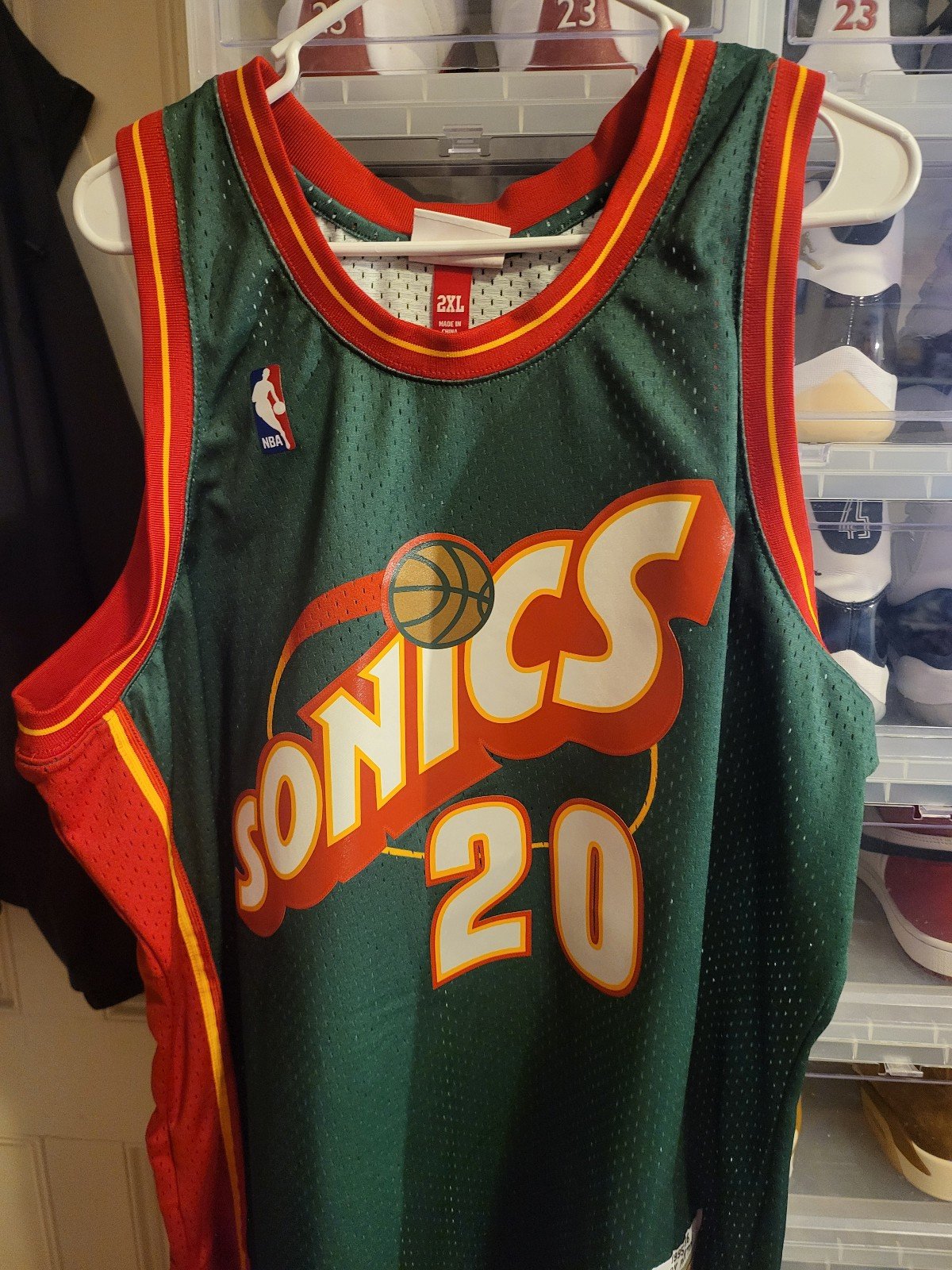 Gary payton seattle supersonics swingman jersey