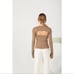 New Bubish Revolve Paloma knit sweater in Mocha Size Small