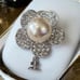 Courreges Pearl Brooch, Pink