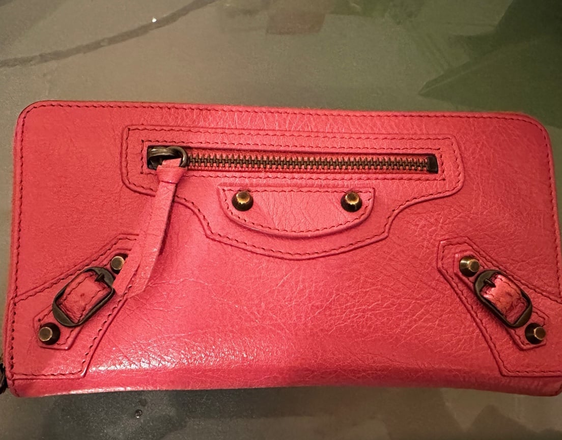 Balenciaga leather wallets for women