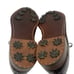 Foot Joy Classics Dry Mens Brown Croc Black Leather Golf Shoes 51435 Size 10.5 D