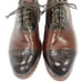 Foot Joy Classics Dry Mens Brown Croc Black Leather Golf Shoes 51435 Size 10.5 D