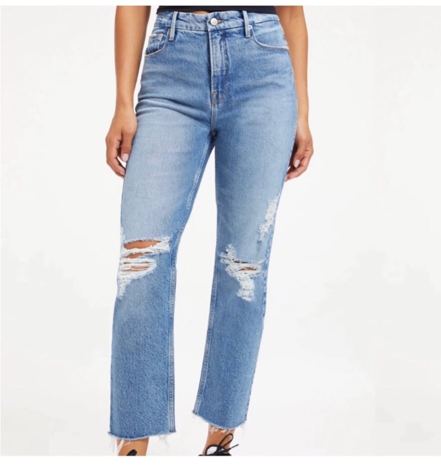 Good American Crop Jeans