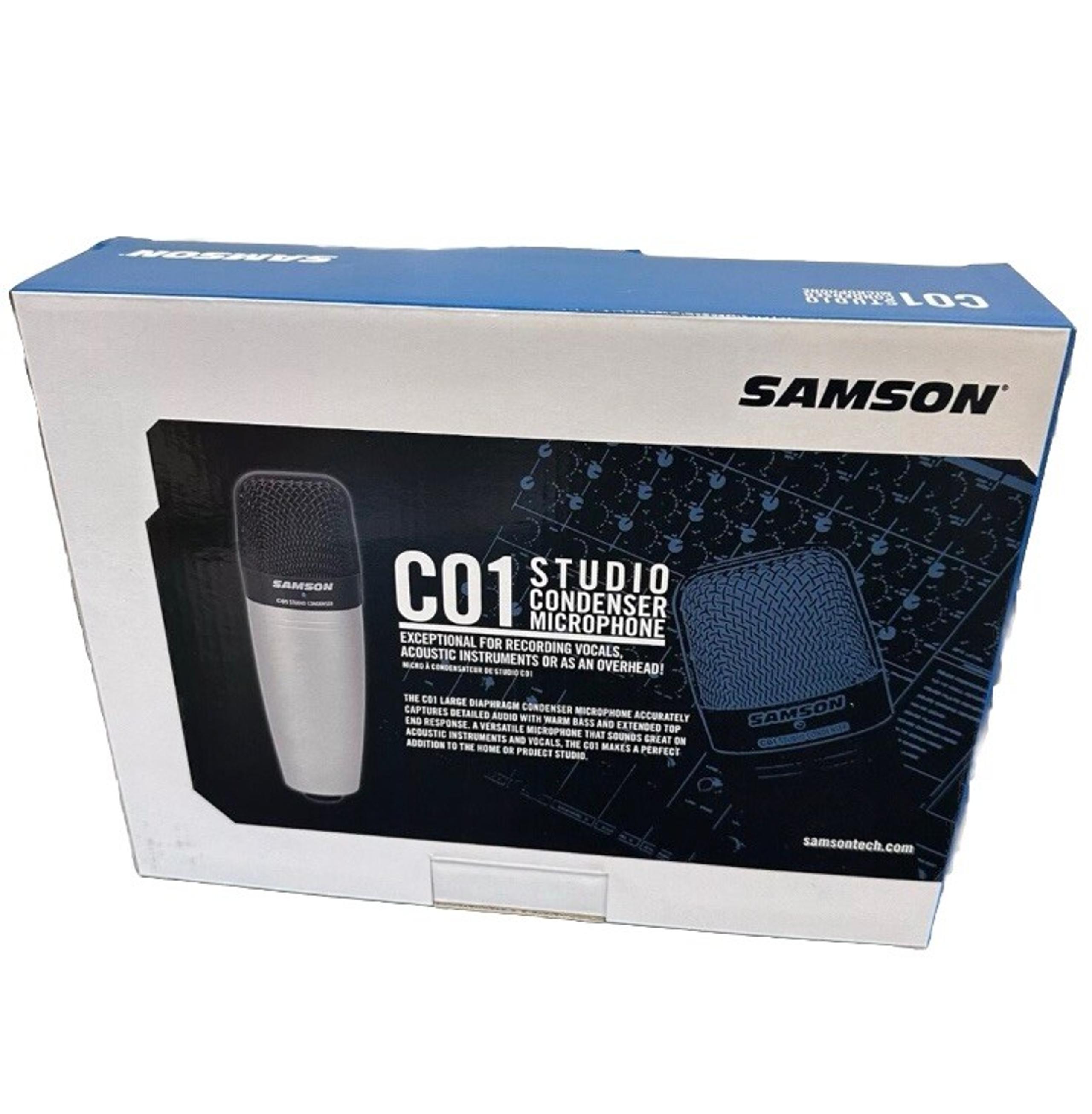 Samson C01 Studio Condenser Recording Microphone Mic Professional Audio