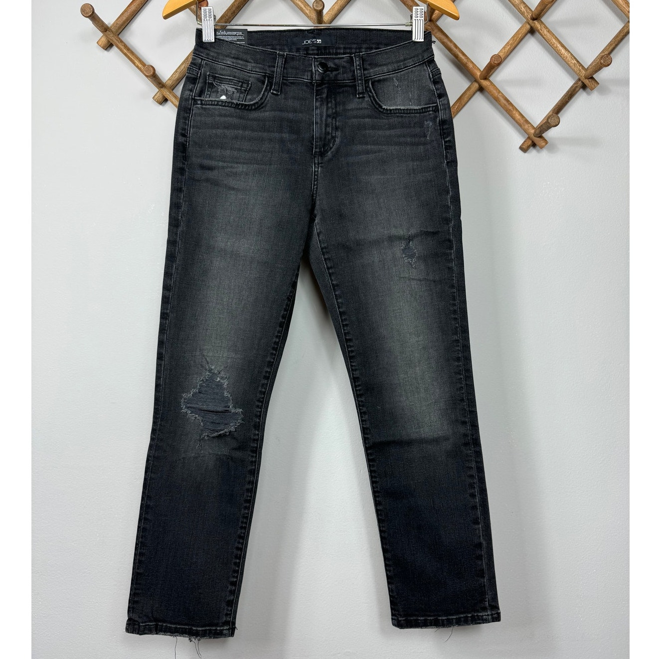 Joe's Mid Rise Crop Straight Leg Jeans in Kasey Size 25