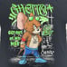 Crazy Original 2005 Y2K Jerry Black Oversized Men's T Shirt Rare Tom & Jerry