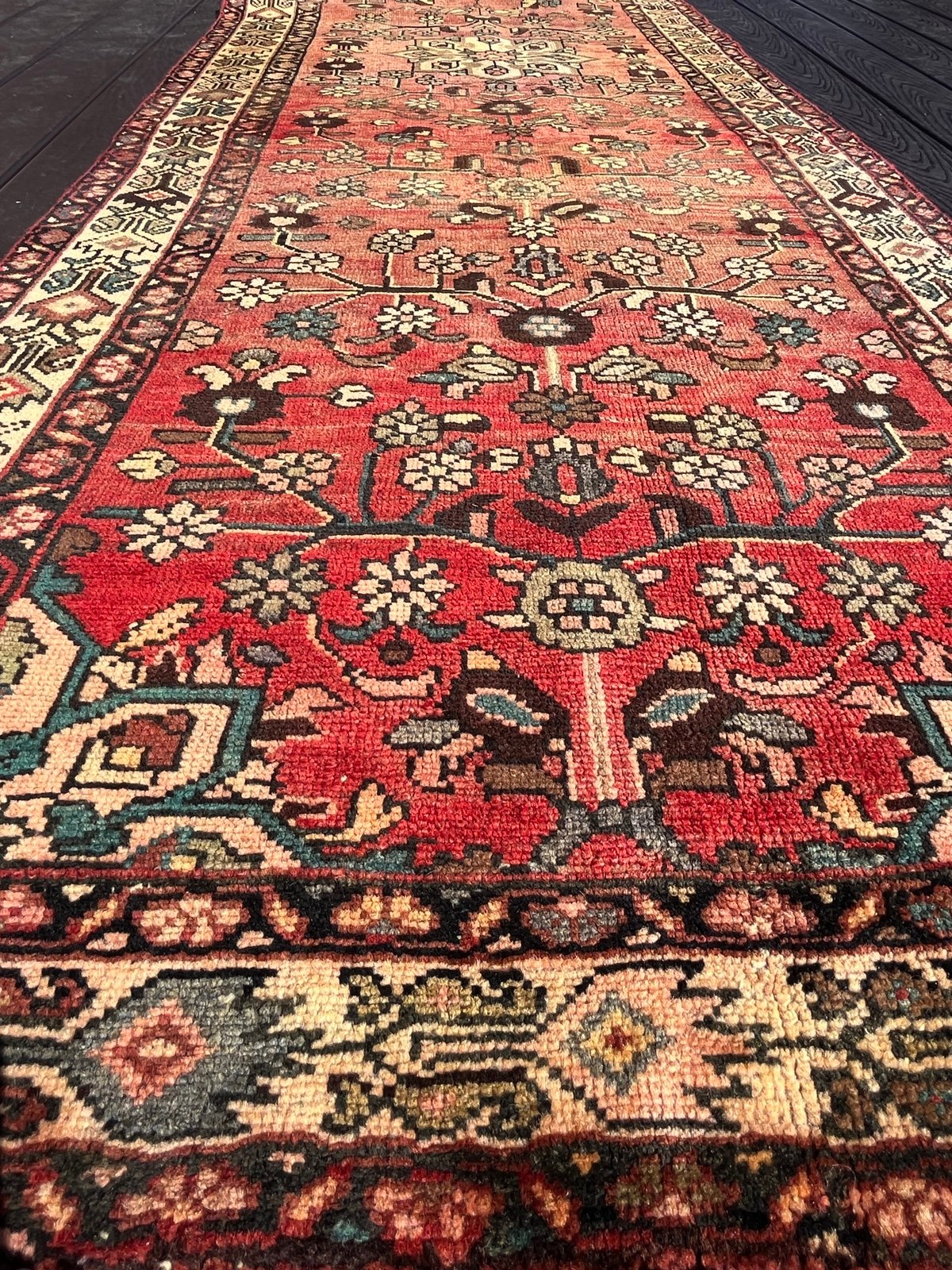 Vintage Wool Rug Runner