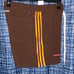 Adidas Daniel Patrick CLX 3 Stripes Swimwear Shorts HI2227 Brown Men's Size M