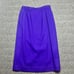 Vintage Pendleton Wool Skirt Women's Size 8 Purple 100% Virgin Wool Knee Length