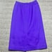 Vintage Pendleton Wool Skirt Women's Size 8 Purple 100% Virgin Wool Knee Length