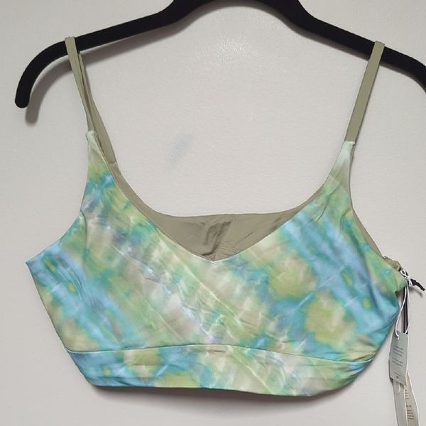 NWT Prana Tie-Dye reversible Bikini Top