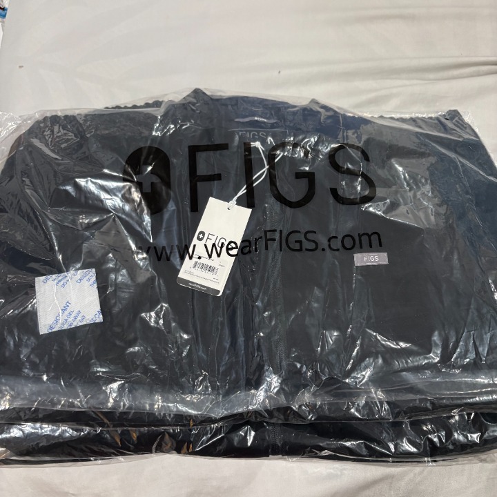 FIGS BLACK Sydney Scrub Jacket - Size S