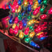 63.8FT Green Wire Multicolor String Lights, 300 Count (150L*2pcs)