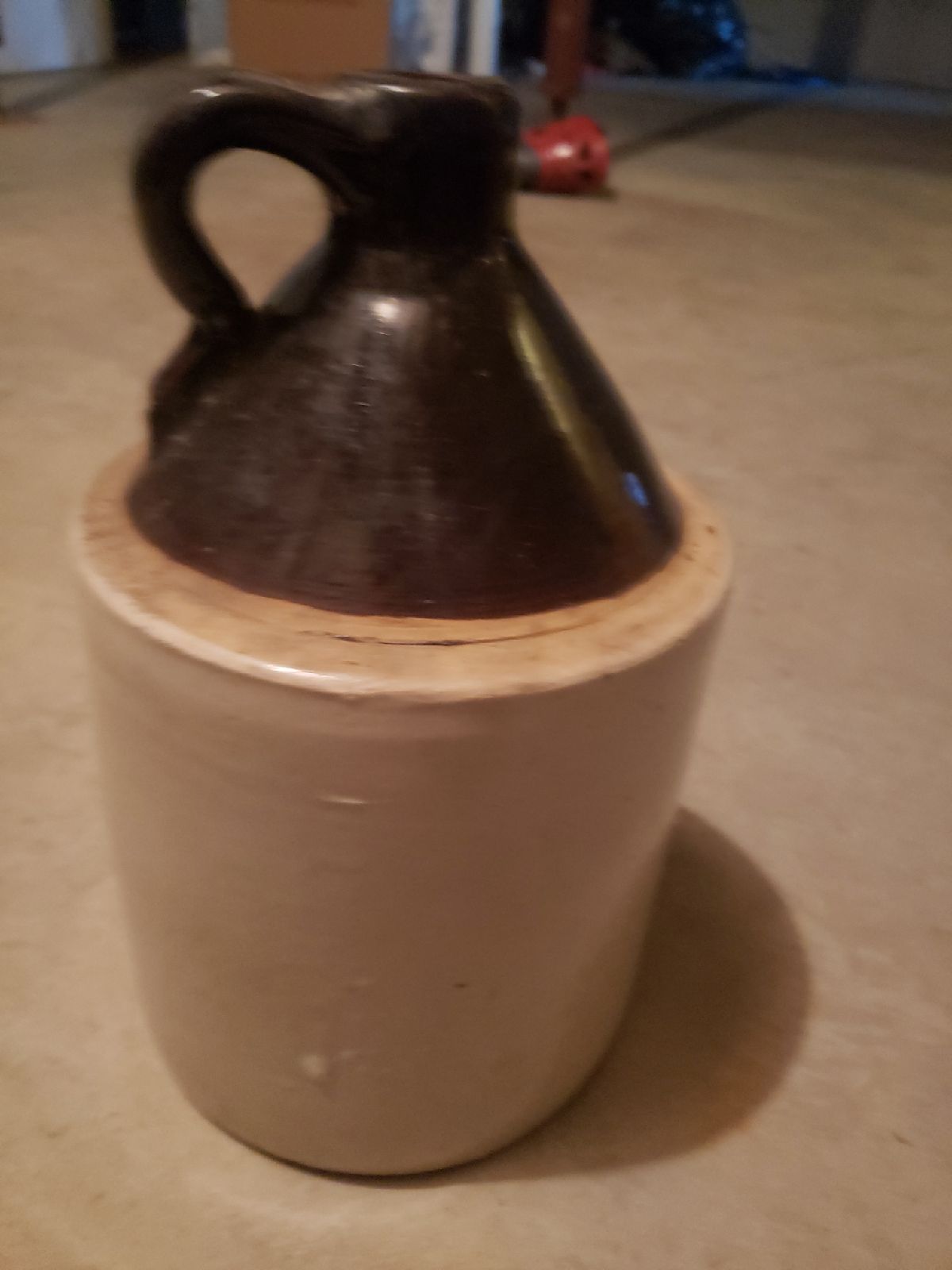 1800's salt glazed stoneware jug
