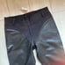 NWT vintage deadstock Geil brown leather combo Western flare pants 6