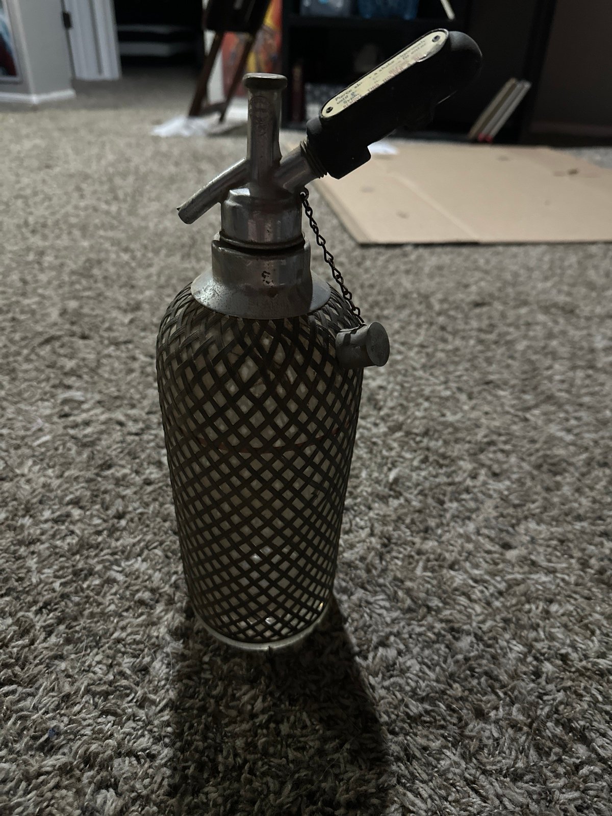 Antique soda syphon