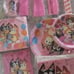 Pink Bluey Birthday Party Supplies | 126pc Set | New