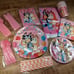 Pink Bluey Birthday Party Supplies | 126pc Set | New