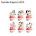 Pink Bluey Birthday Party Supplies | 126pc Set | New