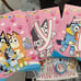 Pink Bluey Birthday Party Supplies | 126pc Set | New