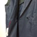 DRESSTERIOR Linen Cotton Long Vest Navy