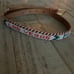 Vintage Leather Las Vegas Beaded Souvenir Belt