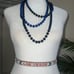 Vintage Leather Las Vegas Beaded Souvenir Belt
