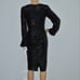 Sale! 298 Aqua Elegance Sequined Cut-Out Midi Dress Size 0