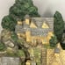 Tabletop Uni Fountain Town Bridge Model, Old World Mountain Side Village TESTED