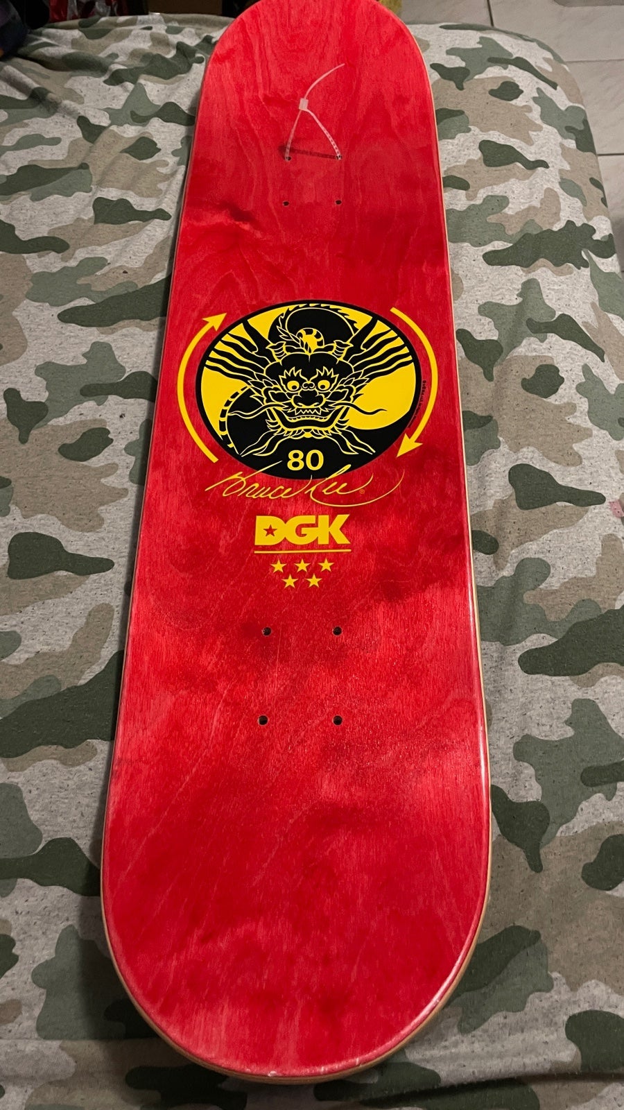 Bruce Lee dgk holographic 8.0 skateboard