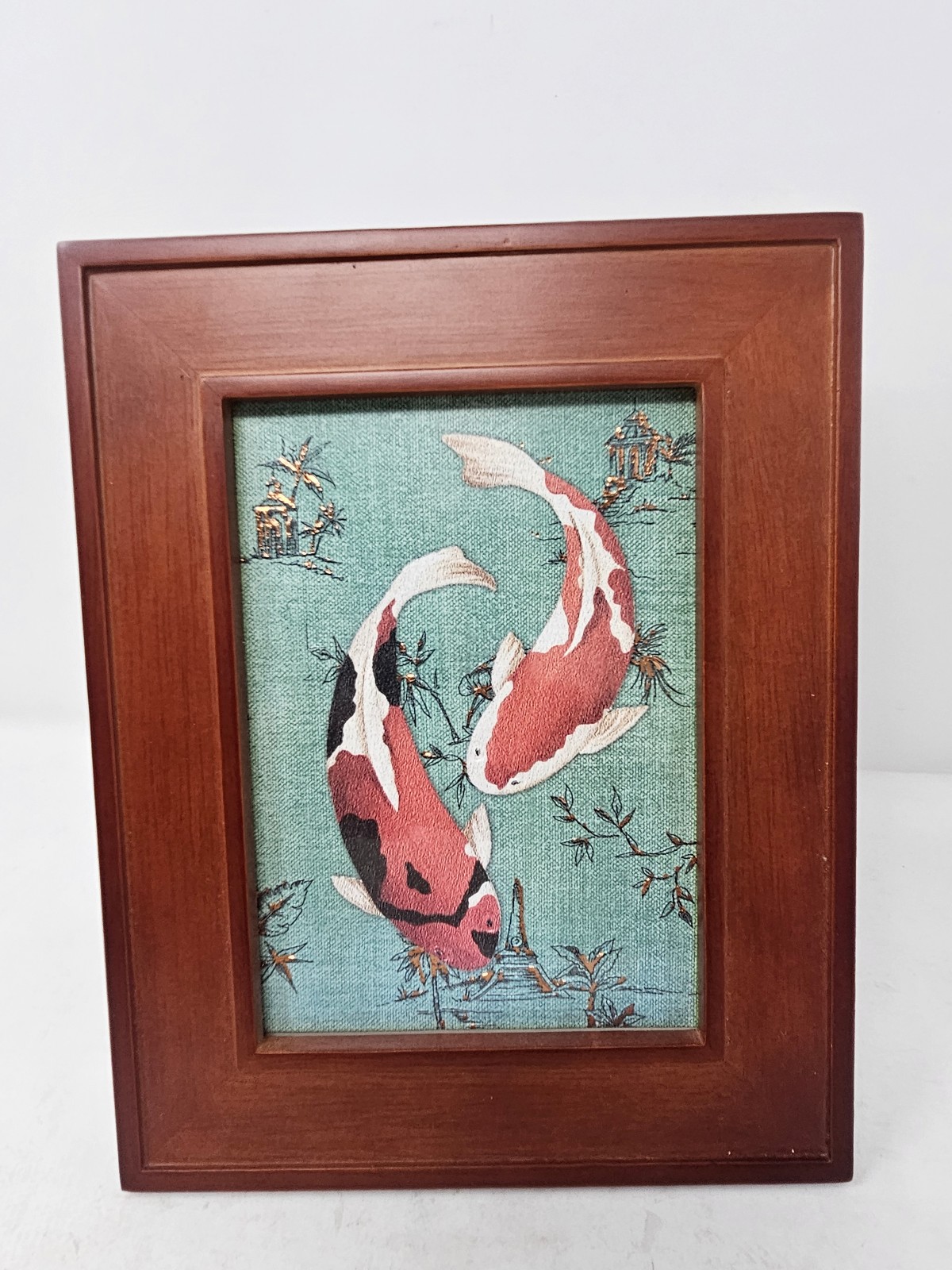 Koi framed print