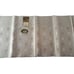 Vintage Linen Fabric Material Sweden Beige Abstract Checks Torsakers DIY 45x45