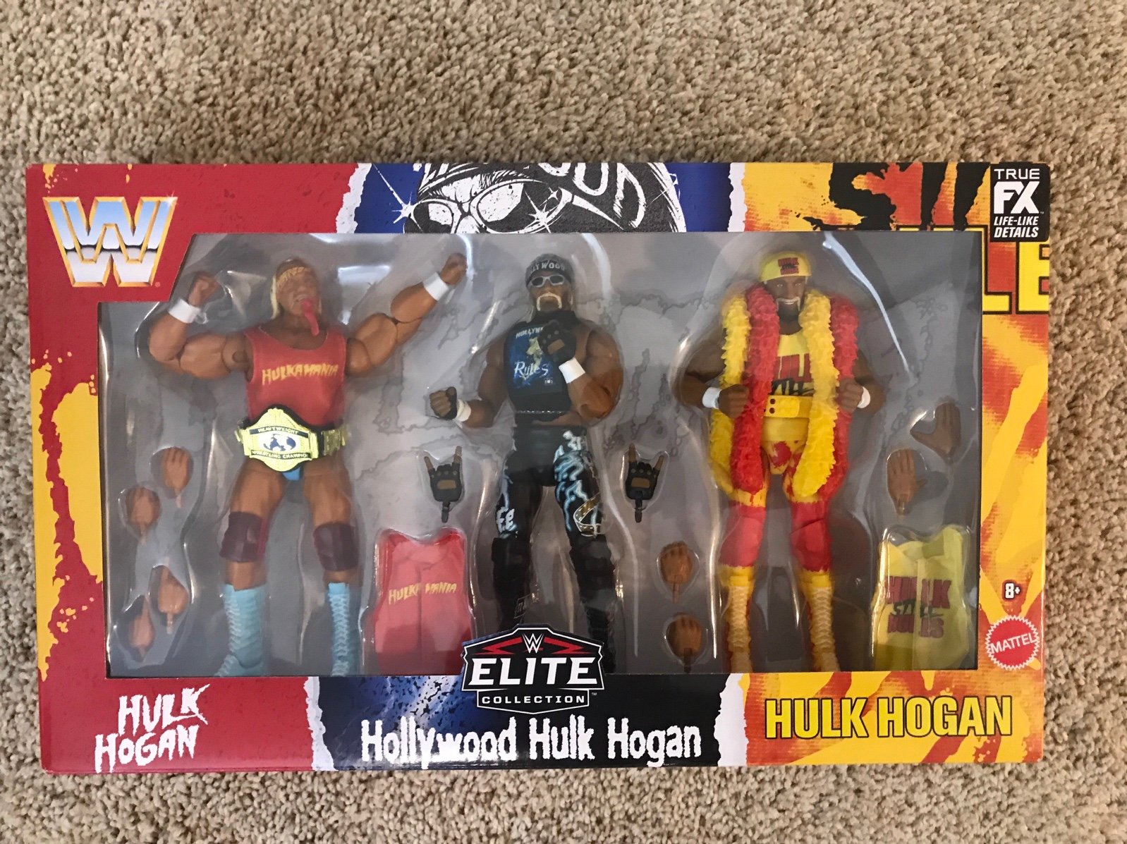 WWE Elite Hulk Hogan 3 pack Target Exclusive