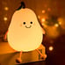 Night Light Pear Cute LED Nursery Nightlight Lamp, Tap Control Squishy