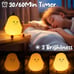 Night Light Pear Cute LED Nursery Nightlight Lamp, Tap Control Squishy