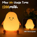 Night Light Pear Cute LED Nursery Nightlight Lamp, Tap Control Squishy