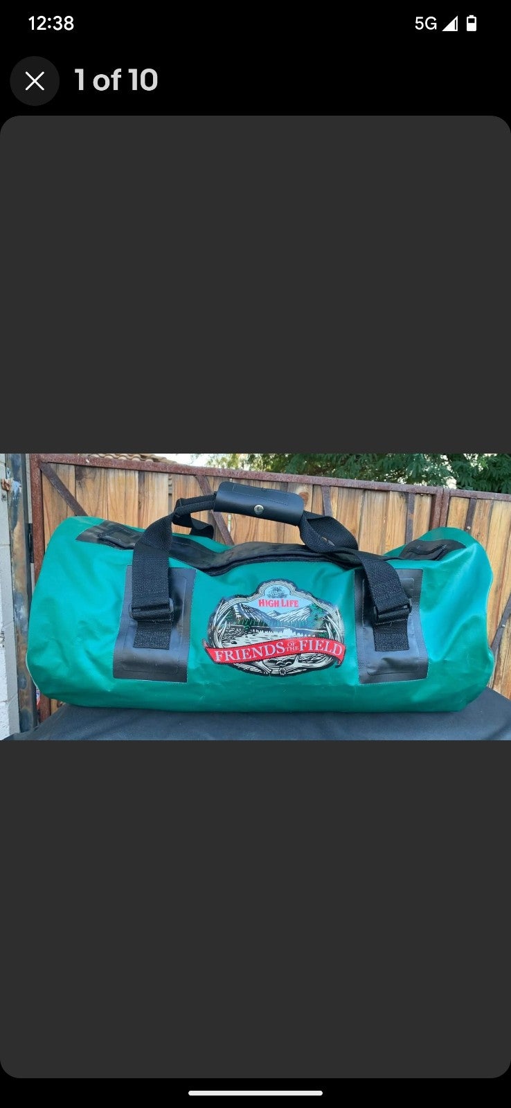 Miller High Life Beer Waterproof Duffel Boat Bag Kayaking Swimming Rafting Canoe