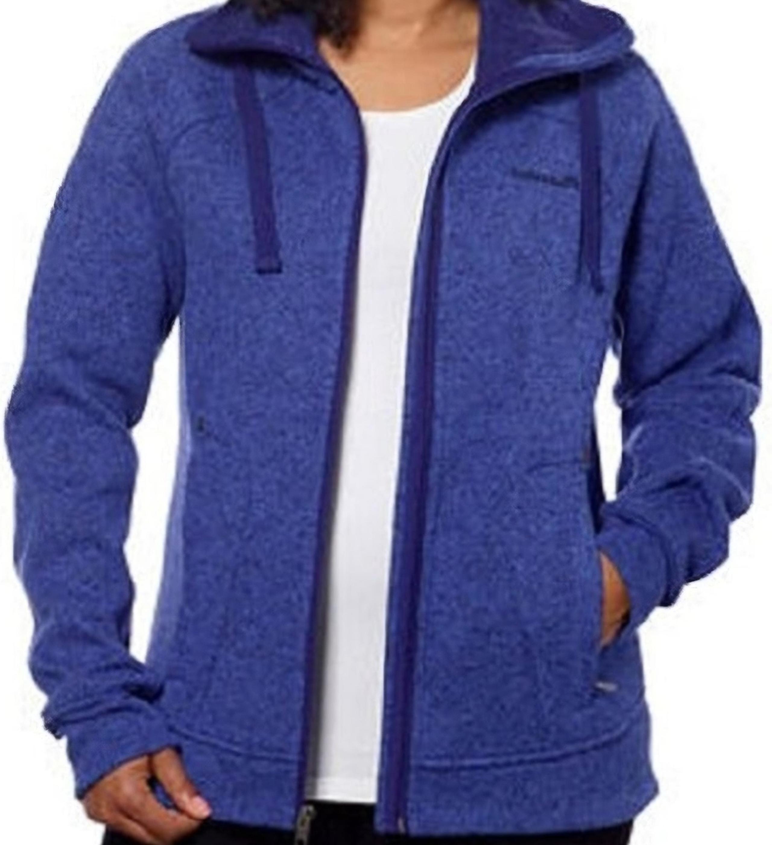 Avalanche Women's Full Zip Knit Sweater-Jacket Midweight Fleece