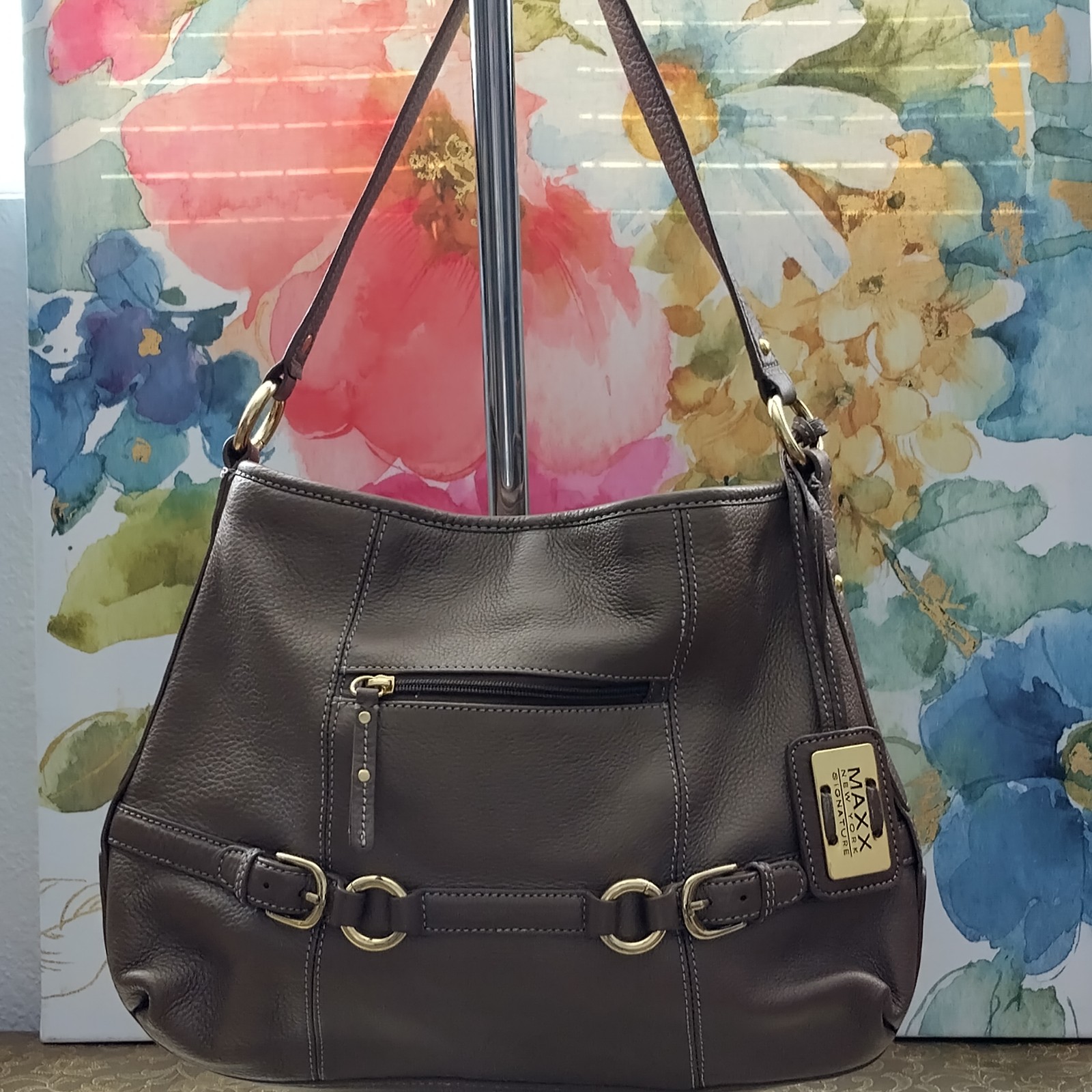 Maxx New York Genuine Leather Shoulder Bags | Mercari