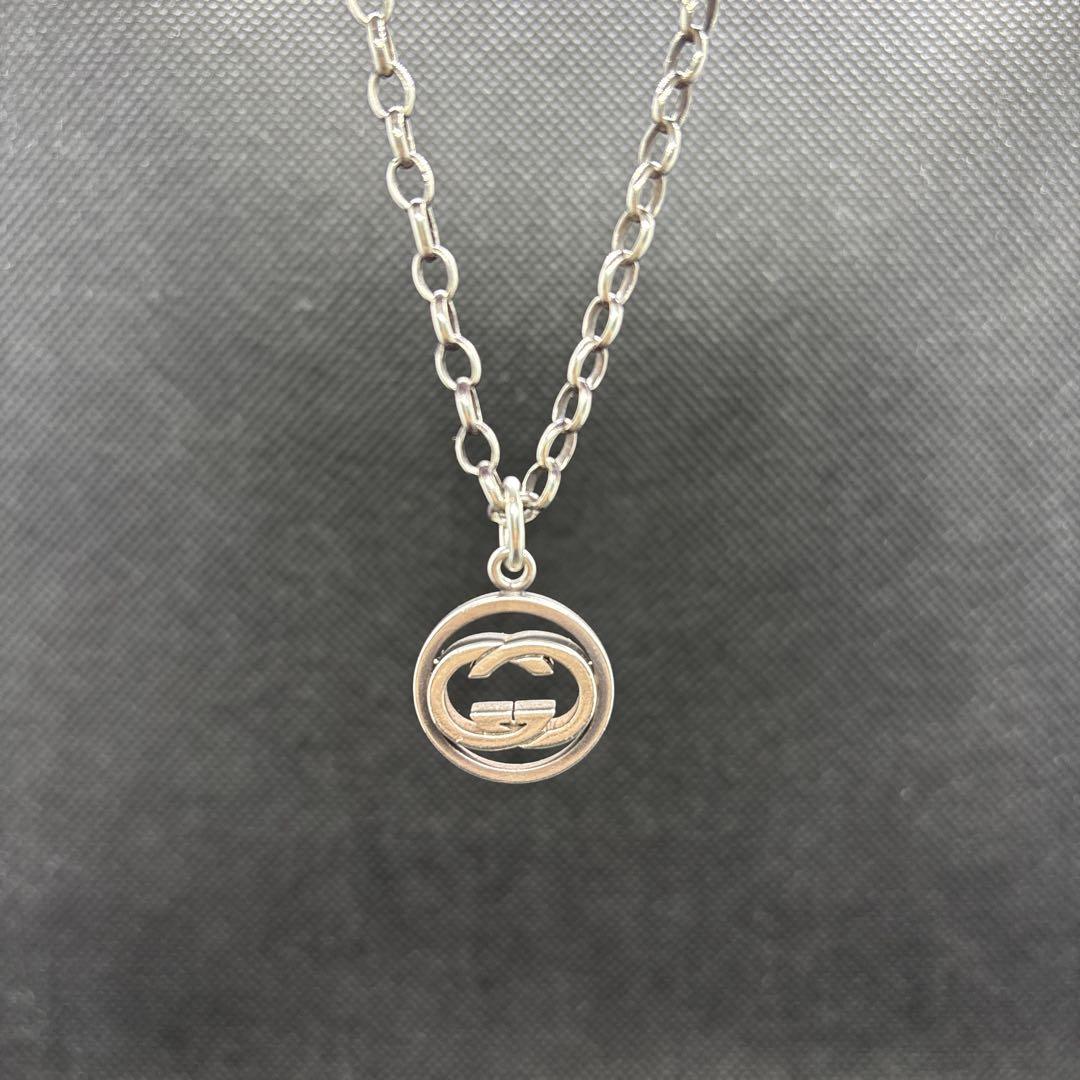 Immediate Purchase: GUCCI Gucci Interlocking Necklace Ag925 Silver