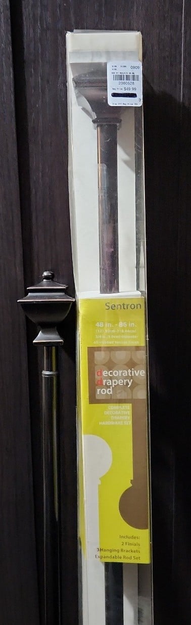 Sentrin Decorative Drapery Rods
