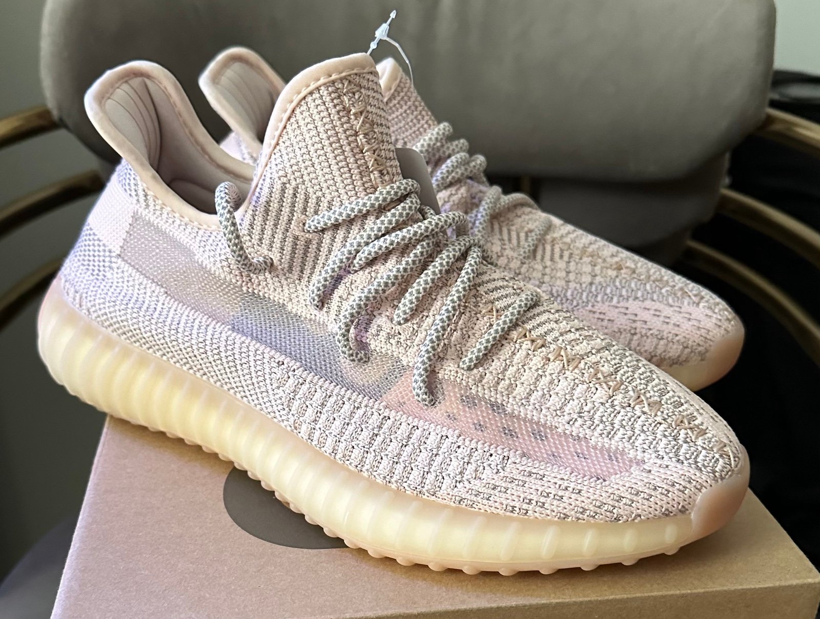 Adidas Yeezy Boost 350 v2 Synth Reflective Shoes - Size 7.5M / 8.5 W - FV5666