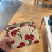 Coach Pouch Wristlet With Cherry Print CZ470 NWT