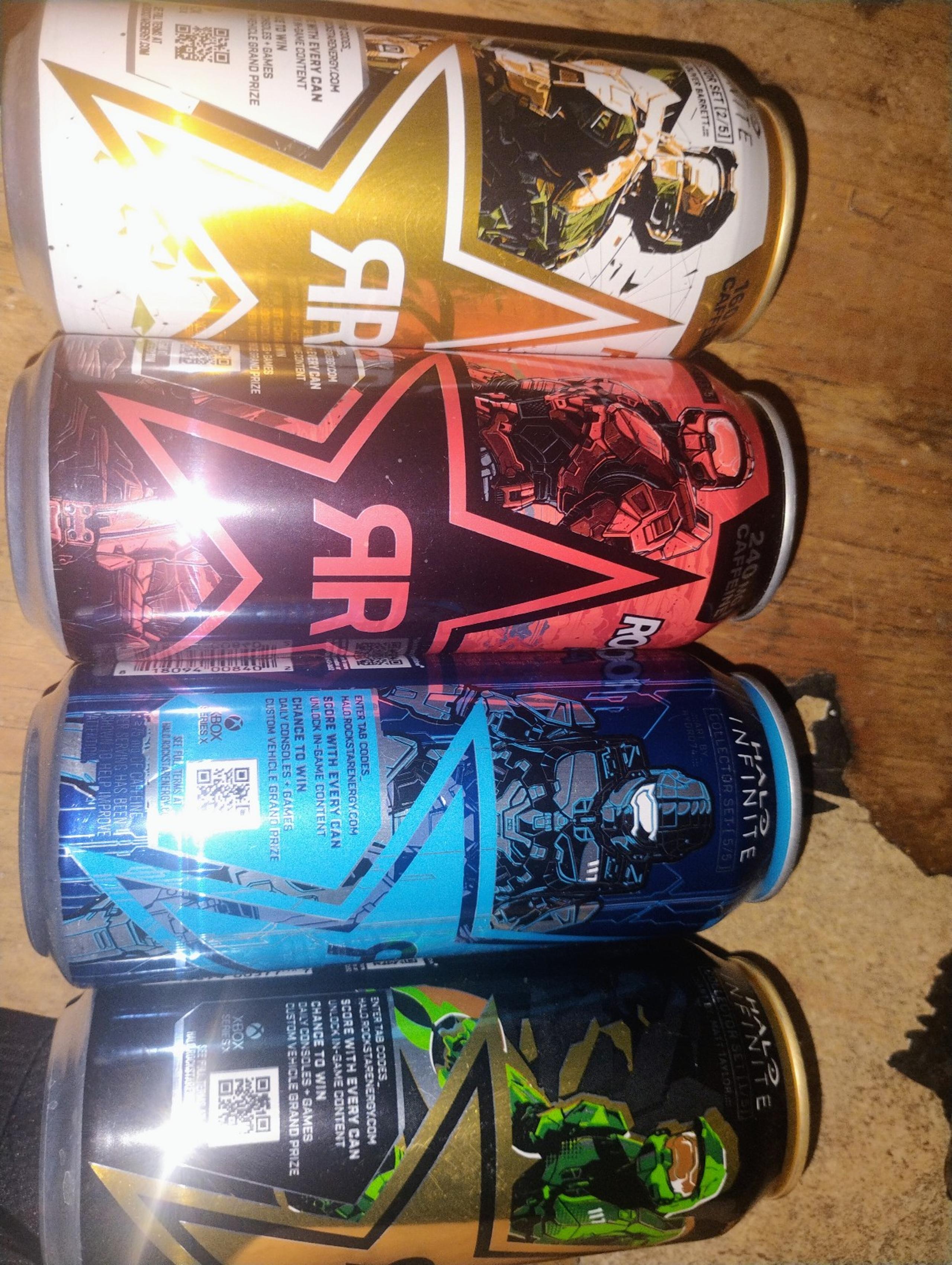 Halo infinite Promotional Rockstar Cans(Brand New)