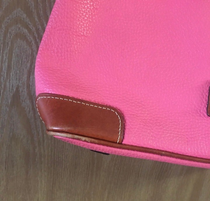 DOONEY & BOURKE PEBBLE GRAIN HOBO BAG, shops Pink
