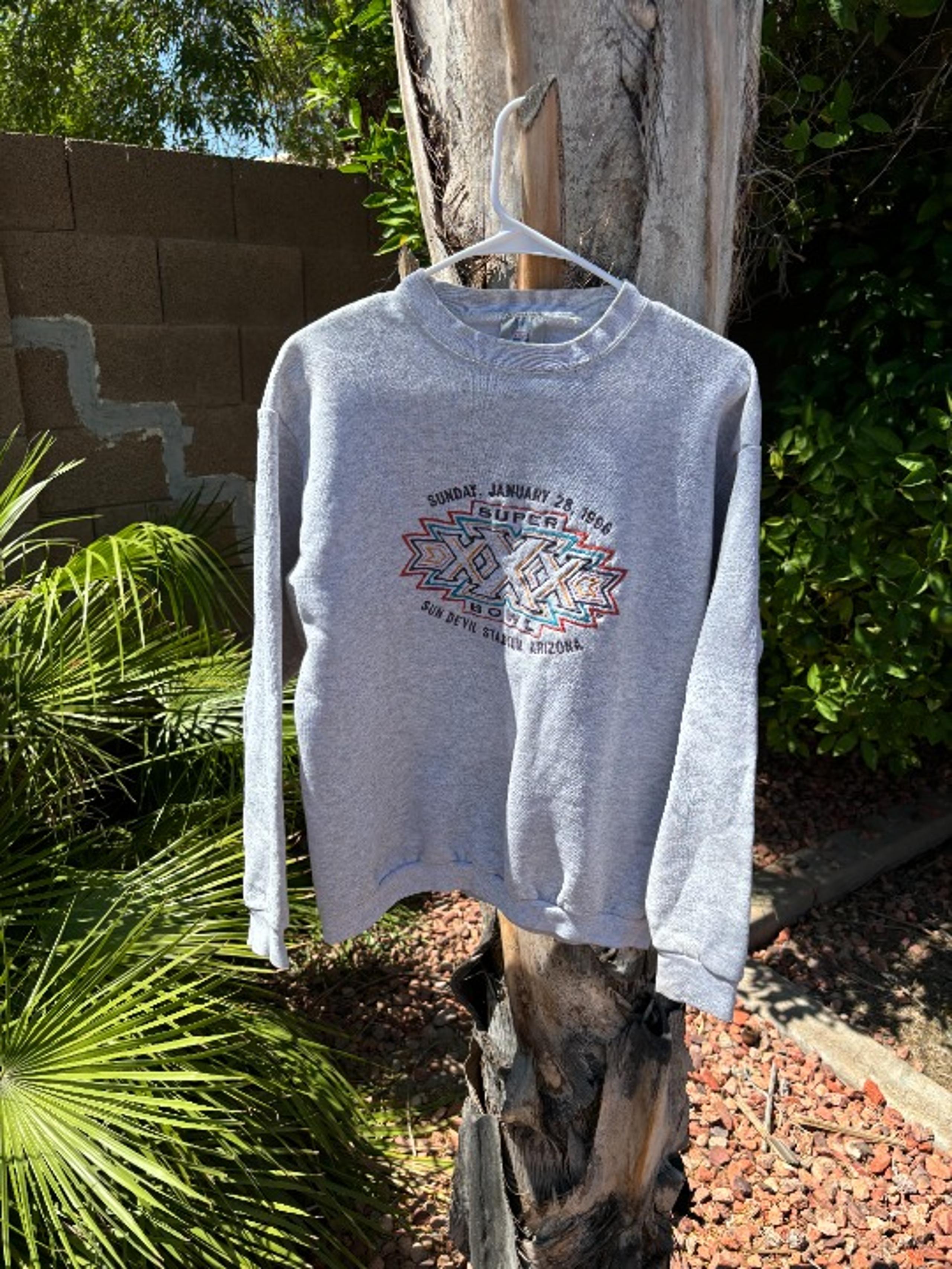 Vintage 1996 Logo 7 Super Bowl 30 Sweatshirt