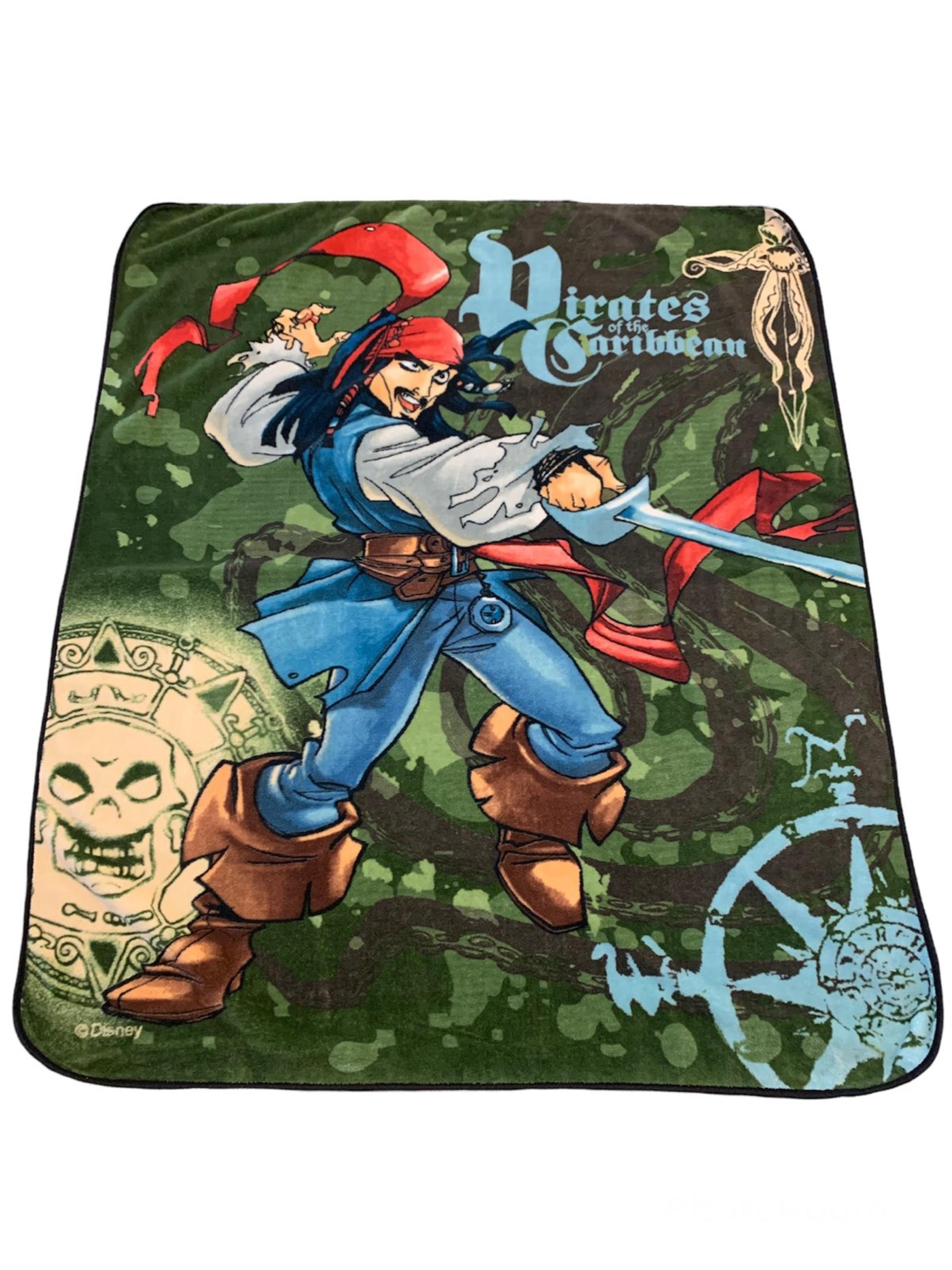 Disney Pirates of the Caribbean Jack Sparrow Throw Blanket