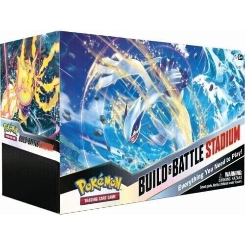 Pokemon Silver Tempest Build and Battle Stadium Box Sealed 12 booster packs