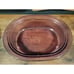 ROASTER Vision Corning Ware Cookware CRANBERRY 4 Qt Liter Oval w/ Lid Retro Used